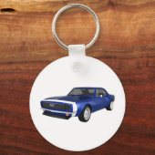 1967 Camaro SS: Blauwe finish: 3D model: Sleutelhanger (Voorkant)