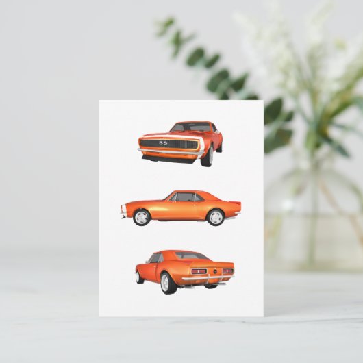 1967 Camaro SS: Briefkaart (Staand voorkant)