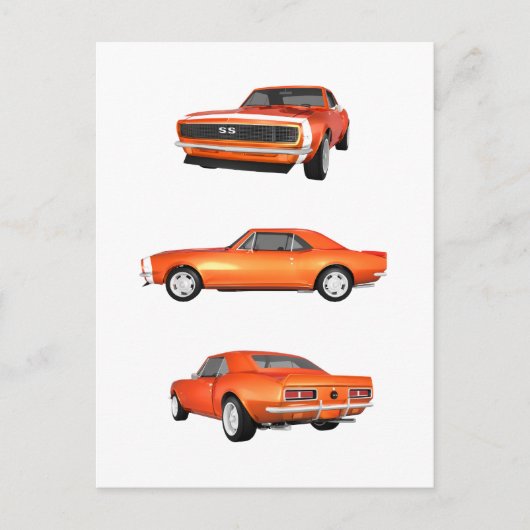 1967 Camaro SS: Briefkaart (Voorkant)