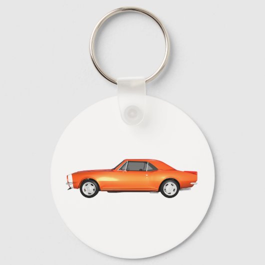 1967 Camaro SS: Oranje finish: 3D model: Sleutelhanger (Voorkant)