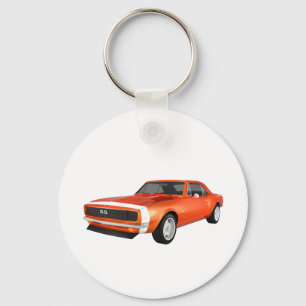 1967 Camaro SS: Oranje finish: 3D model: Sleutelhanger