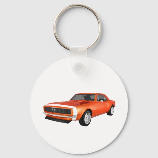 1967 Camaro SS: Oranje finish: 3D model: Sleutelhanger (Voorkant)