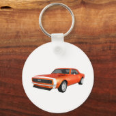 1967 Camaro SS: Oranje finish: 3D model: Sleutelhanger (Voorkant)