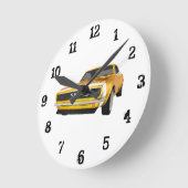 1967 Camaro SS: Wall Clock Ronde Klok (Hoek)