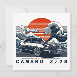 1967 Camaro Z28 Feestdagenkaart