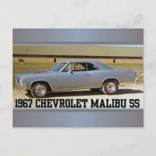 1967 CHEV SS BRIEFKAART