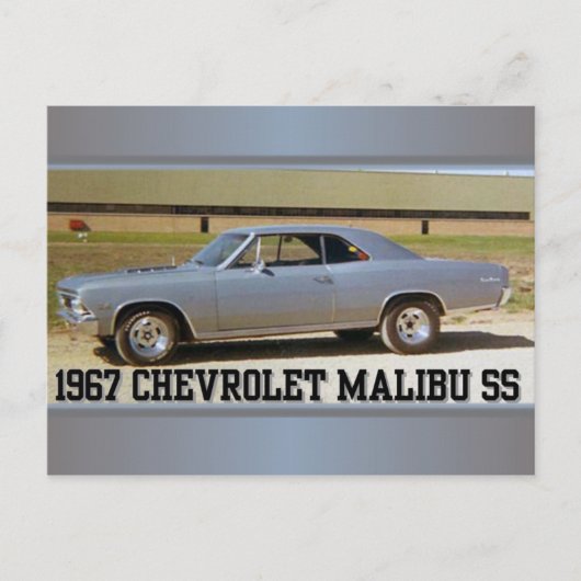 1967 CHEV SS BRIEFKAART (Voorkant)