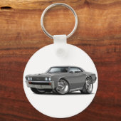 1967 Chevelle Grey Car Sleutelhanger (Voorkant)