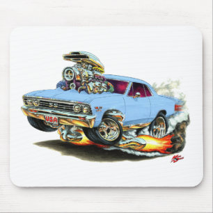 1967 Chevelle Light Blue Car Muismat
