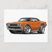 1967 Chevelle Oranje Bovenkant Briefkaart (Voorkant)
