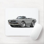 1967 Chevelle Silver Convertible Muismat (Met muis)