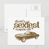 1967 Chevrolet Camaro SS 396 Briefkaart (Voorkant / Achterkant)