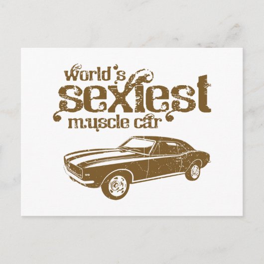 1967 Chevrolet Camaro SS 396 Briefkaart (Voorkant)