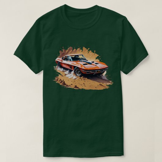 1967 Chevrolet Corvette 1 T-shirt (Design voorkant)