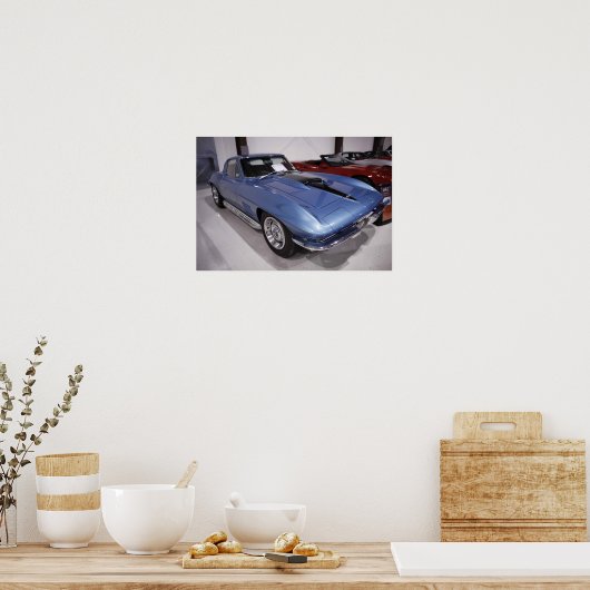 1967 Chevrolet Corvette Stingray Poster (Keuken)