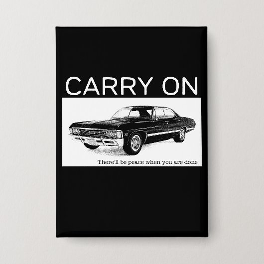 1967 Chevrolet Impala Tribute Design Button (Voorkant)