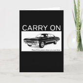 1967 Chevrolet Impala Tribute Design Kaart (Voorkant)