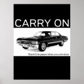 1967 Chevrolet Impala Tribute Design Poster (Voorkant)