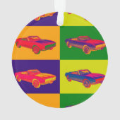 1967 Chevy Camaro RS Converteerbare Pop Art Ornament (achterkant)