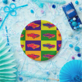 1967 Chevy Camaro RS Converteerbare Pop Art Papieren Bordje (Feest)