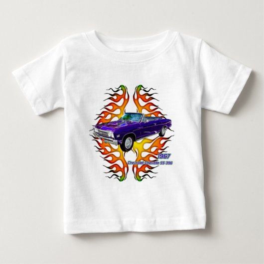 1967 Chevy Chevelle by Fractal T - shirts(TM) (Voorkant)