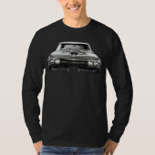 1967 Chevy Chevelle Ss Front View Silhouette T-shirt (Voorkant)