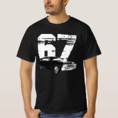 1967 Chevy Impala Front Side Uitzicht T-shirt (Voorkant)
