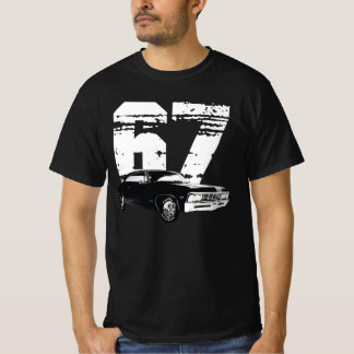 1967 Chevy Impala Front Side Uitzicht T-shirt