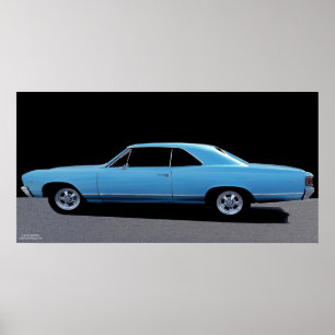 1967 CHEVY MALIBU POSTER