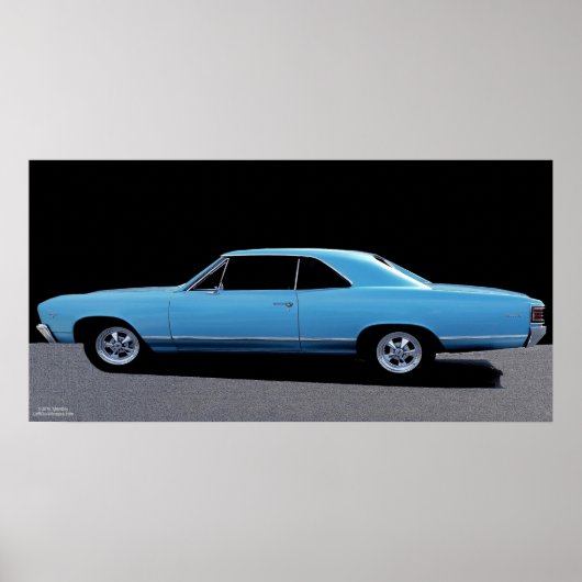 1967 CHEVY MALIBU POSTER (Voorkant)