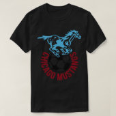 1967 Chicago Mustangs  voetbal T-shirt (Design voorkant)