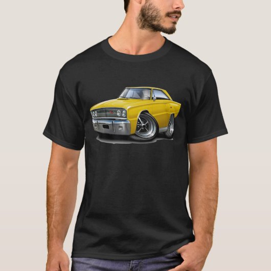 1967 Coronet RT Gele auto T-shirt (Voorkant)