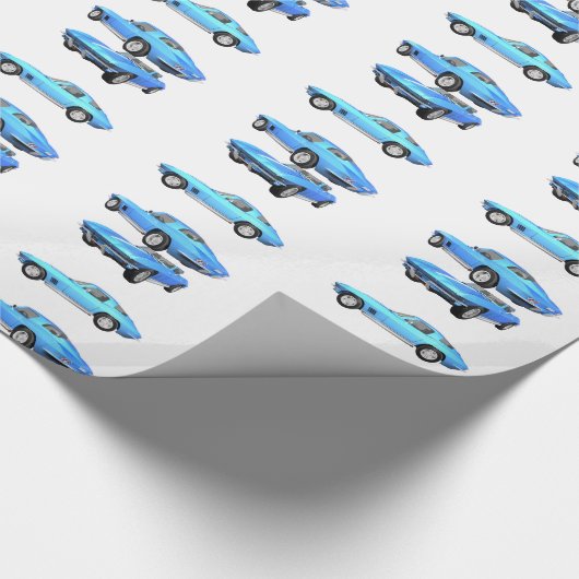 1967 Corvette C2: Cadeaupapier (Hoek)