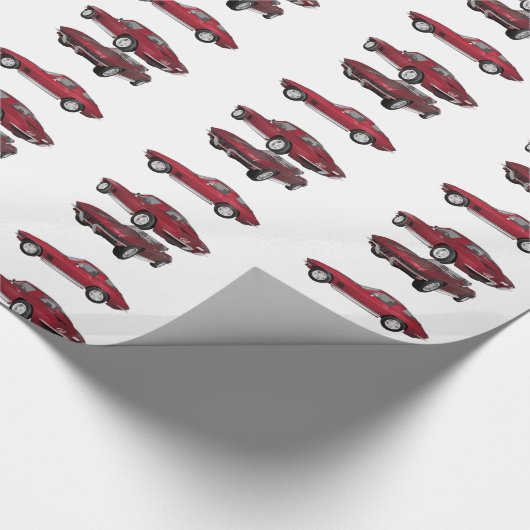 1967 Corvette C2: Cadeaupapier (Hoek)