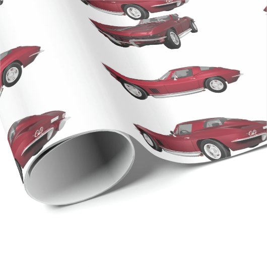 1967 Corvette C2: Cadeaupapier (Rol Hoek)