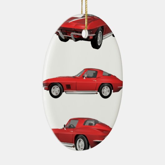 1967 Corvette C2 Keramisch Ornament (Rechts)