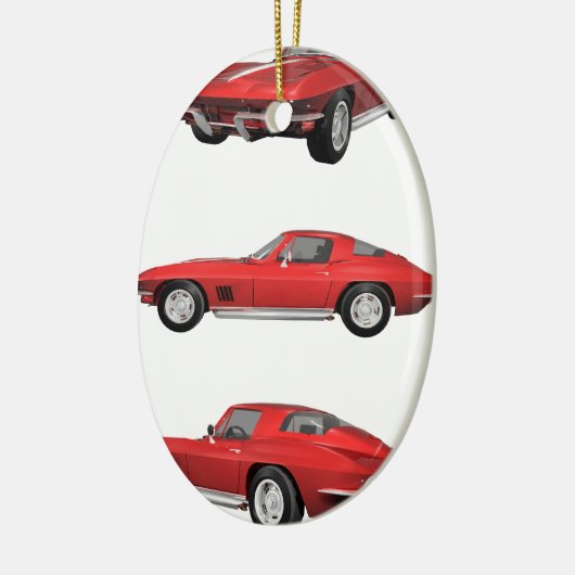 1967 Corvette C2 Keramisch Ornament (Links)