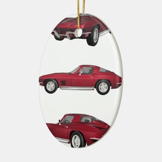 1967 Corvette C2: Keramisch Ornament (Links)