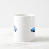 1967 Corvette Sportauto: Blauwe afwerking: Koffiemok (Center)