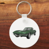 1967 Corvette Sportauto: groene finish: Sleutelhanger (Voorkant)