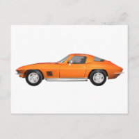 1967 Corvette Sportauto: Oranje Fins