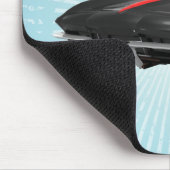 1967 Corvette Sportauto: Zwarte afwerking: Mousepa Muismat (Hoek)