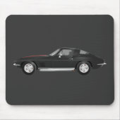 1967 Corvette Sportauto: Zwarte afwerking: Muismat (Voorkant)