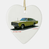 1967_Dodge_Charger Keramisch Ornament (Rechts)