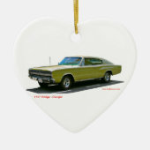 1967_Dodge_Charger Keramisch Ornament (Voorkant)