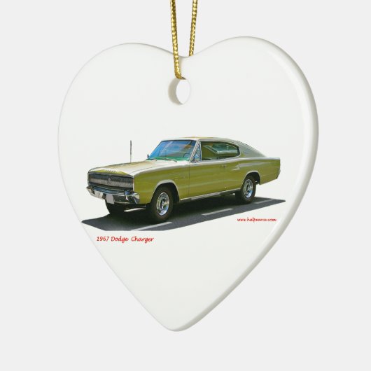 1967_Dodge_Charger Keramisch Ornament (Links)