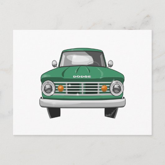 1967 Dodge Fargo Truck Briefkaart (Voorkant)