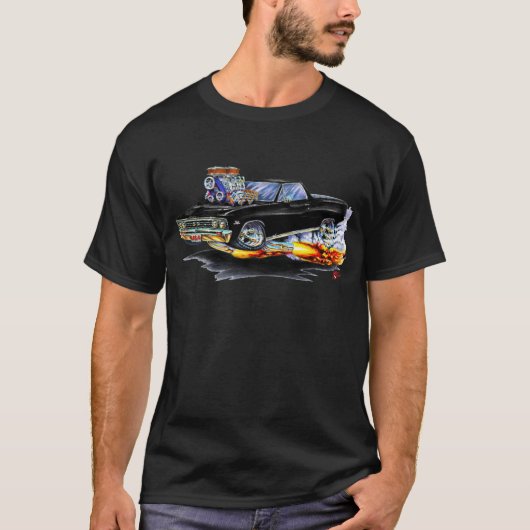 1967 El Camino Black Truck T-shirt (Voorkant)