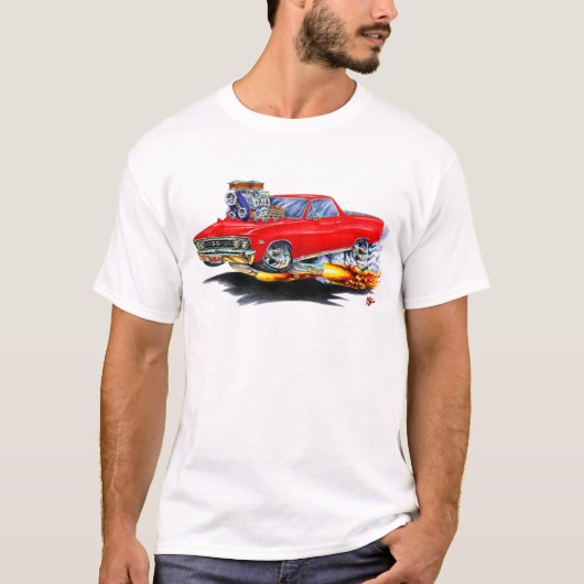 1967 El Camino Red Truck T-shirt (Voorkant)