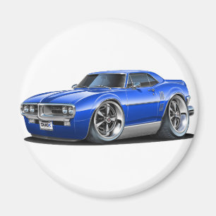 1967 Firebird Blue Car Magneet